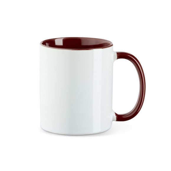 Keramik Tasse zwei Farbig mit Logo bedruckt 330ml