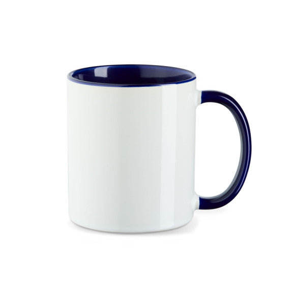 Keramik Tasse zwei Farbig mit Logo bedruckt 330ml