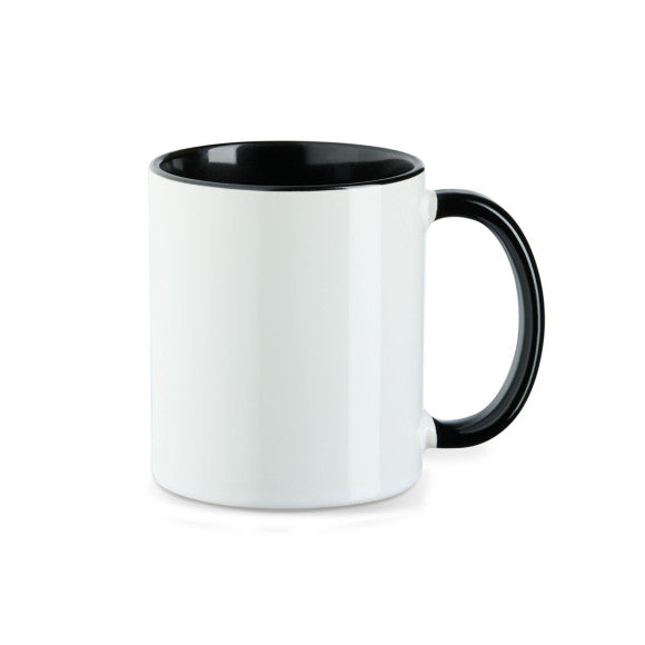 Keramik Tasse zwei Farbig mit Logo bedruckt 330ml