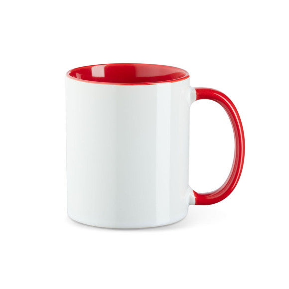 Keramik Tasse zwei Farbig mit Logo bedruckt 330ml