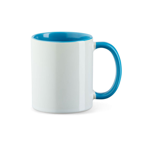 Keramik Tasse zwei Farbig mit Logo bedruckt 330ml