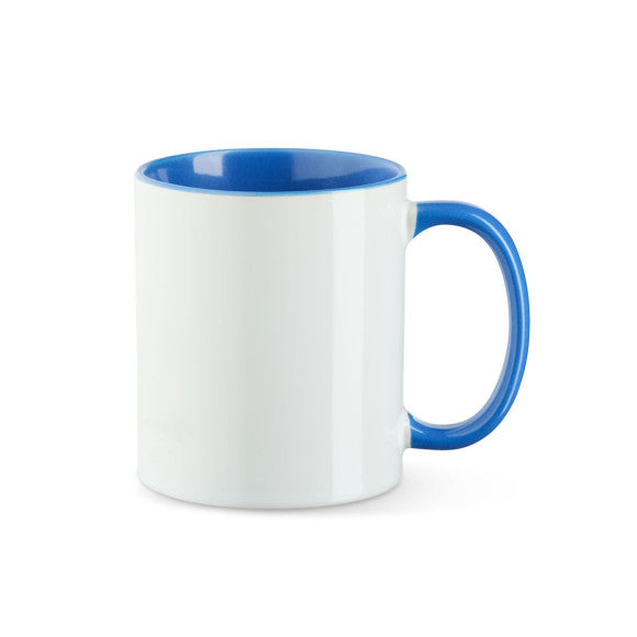 Keramik Tasse zwei Farbig mit Logo bedruckt 330ml