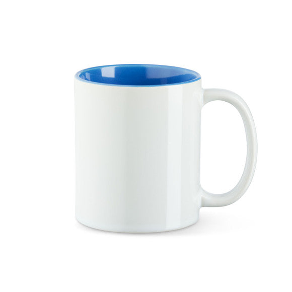 Keramik Tasse innen Farbig mit Logo bedruckt