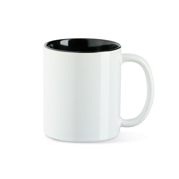 Keramik Tasse innen Farbig mit Logo bedruckt