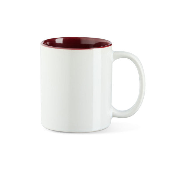 Keramik Tasse innen Farbig mit Logo bedruckt