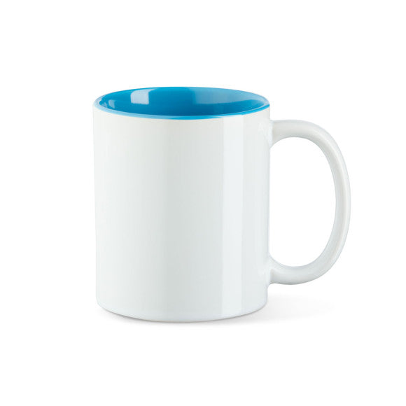 Keramik Tasse innen Farbig mit Logo bedruckt
