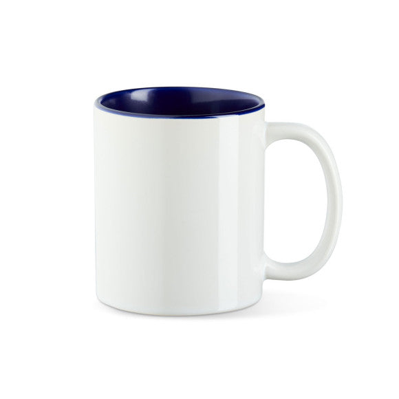 Keramik Tasse innen Farbig mit Logo bedruckt