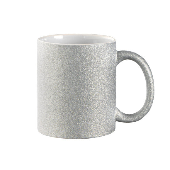 Glitzer-Tasse Keramik mit Logo bedruckt 330ml