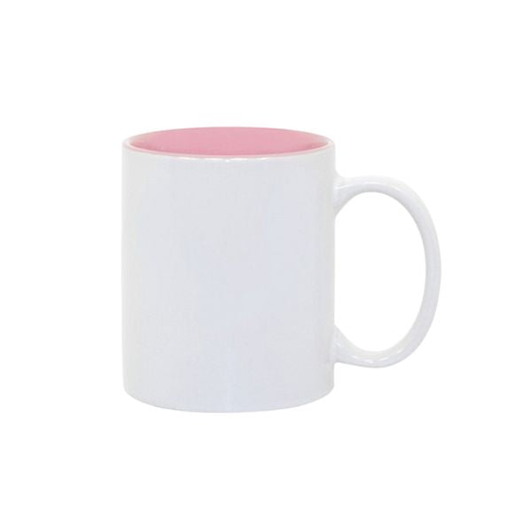 Keramik Tasse innen Farbig mit Logo bedruckt